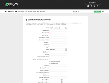 Collections New Account Placement